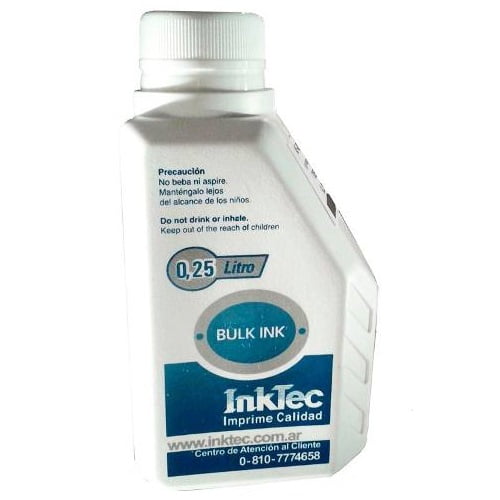 Botella x 1/4 Lt. Tinta Epson CYAN LIGHT InkTec