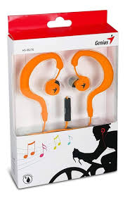 Auricular con Micrófono Genius HS-M270 Sport Naranja - Imagen 2