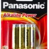 Pilas AAA Panasonic Alcaline Power Blister x 4