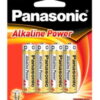 Pilas AA Panasonic Alcaline Power Blister x 4