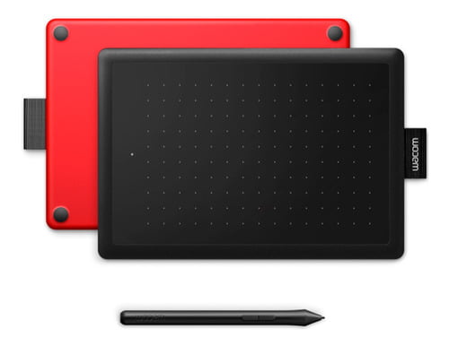 Tableta Digitalizadora One Small Negra y Rojo Wacom USB