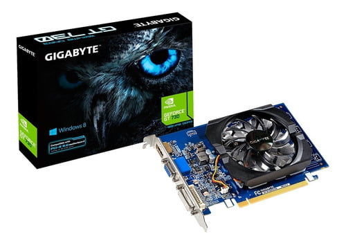 Placa de Video 2Gb PCI-E GIGABYTE GeForce GT730 GDDR5