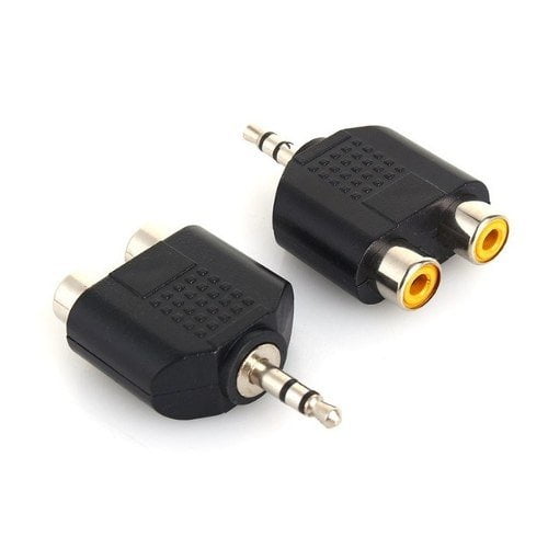Adaptador 1 Mini Plug Macho 2 Mini Plug Hembra – Arwan Computación