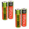 Pilas AA Recargable NP-AAM 2.9B Noganet Blister x 2