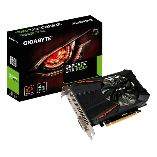 Placa de Video 4Gb PCI-E Gigabyte GeForce GTX1050 Ti GDDR5