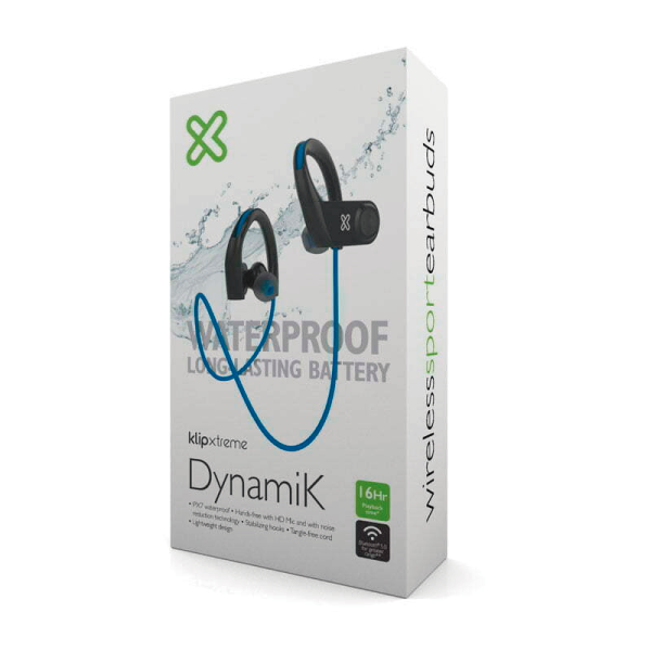 Auricular con Micrófono Dynamik deportivos KSM-750BL Klip Xtreme Azul