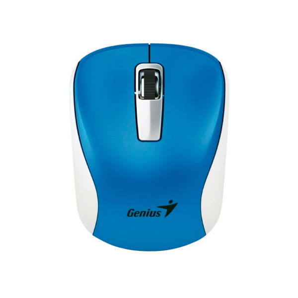 Mouse Genius BlueEye NX-7010 Blanco y Azul WiFi