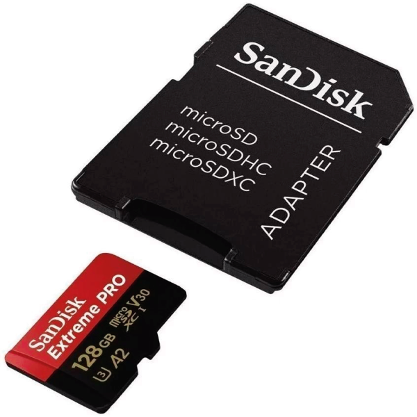 Memoria Micro SD 128 GB Sandisk Extreme Uhs-i C/Adaptador Memoria Micro SD 128 GB Sandisk Extreme Uhs-i C/Adaptador