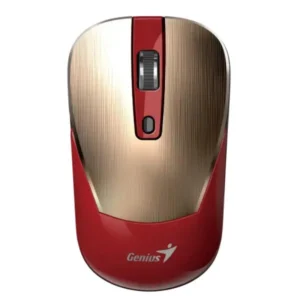 Mouse Genius BlueEye NX-7125 Rojo y Dorado WiFi