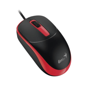 Mouse Genius Optico DX-123 Negro y Rojo USB
