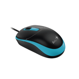 Mouse Genius Optico DX-123 Negro y Azul USB