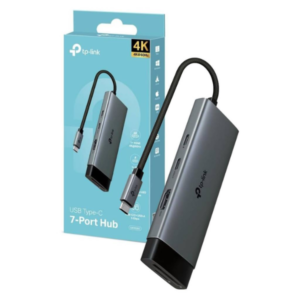 Hub USB-C 7 en 1 con Puerto HDMI 4K@60Hz, Ranuras para SD y microSD y Carga Rápida de 100W UH7020C – TP-Link