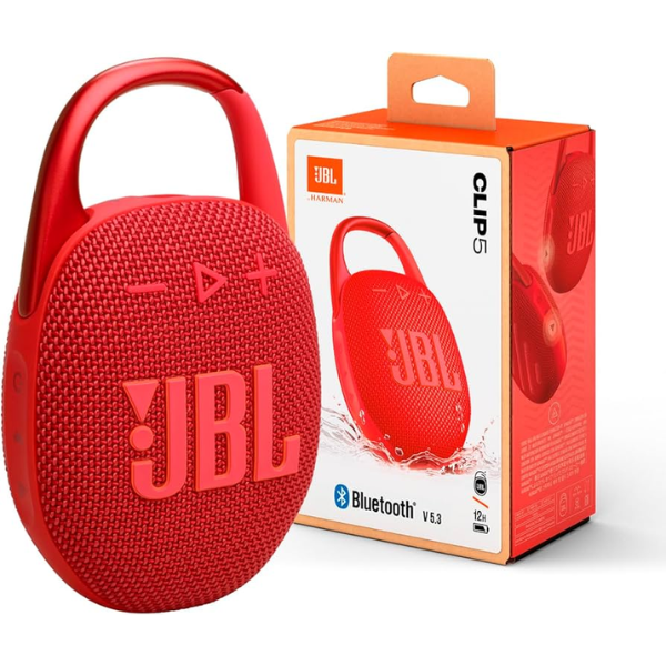 Parlante Portatil Bluetooth CLIP 5 Rojo JBL
