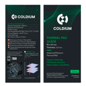 Pad Térmico 95x55x2.0mm Skade Coldium