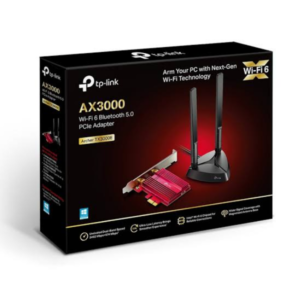 Placa de Red PCI-Express WiFi Banda Dual Archer TX3000E – 2 Antenas – Wi-Fi 6 Bluetooth 5 – TP-Link