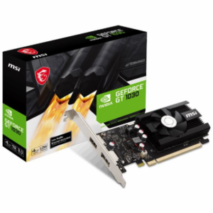 Placa de Video 4Gb PCI-E MSI GeForce GT 1030 OC LP DDR4
