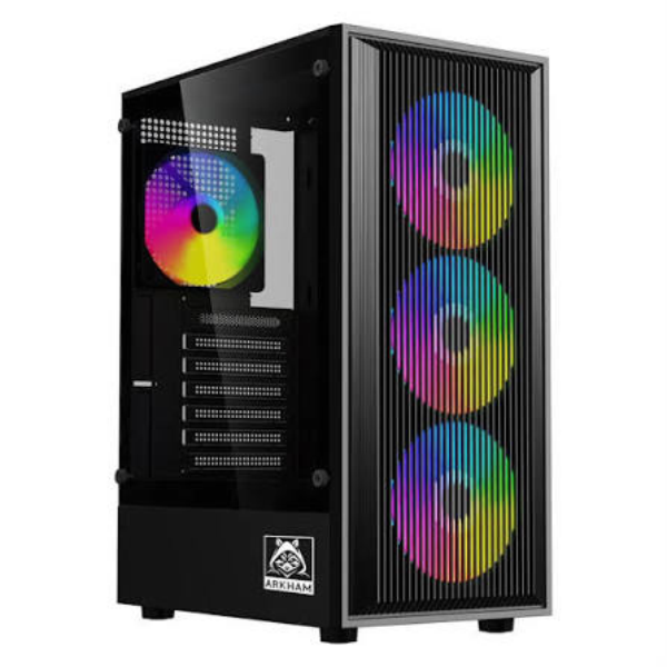 Gabinete Arkham Vorus 4xFan ARGB Negro Gabinete Arkham Vorus 4xFan ARGB Negro