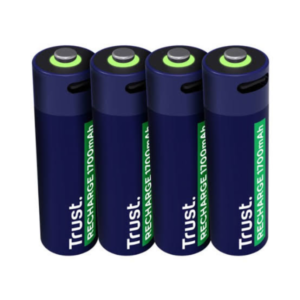 Pilas AAA Recargable USB-C Blister x 4 + Cable Trust