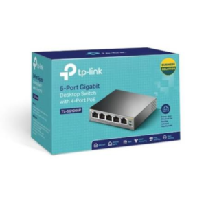 Switch 5P 10/100/1000 TL-SG1005P 4 P POE TP-Link